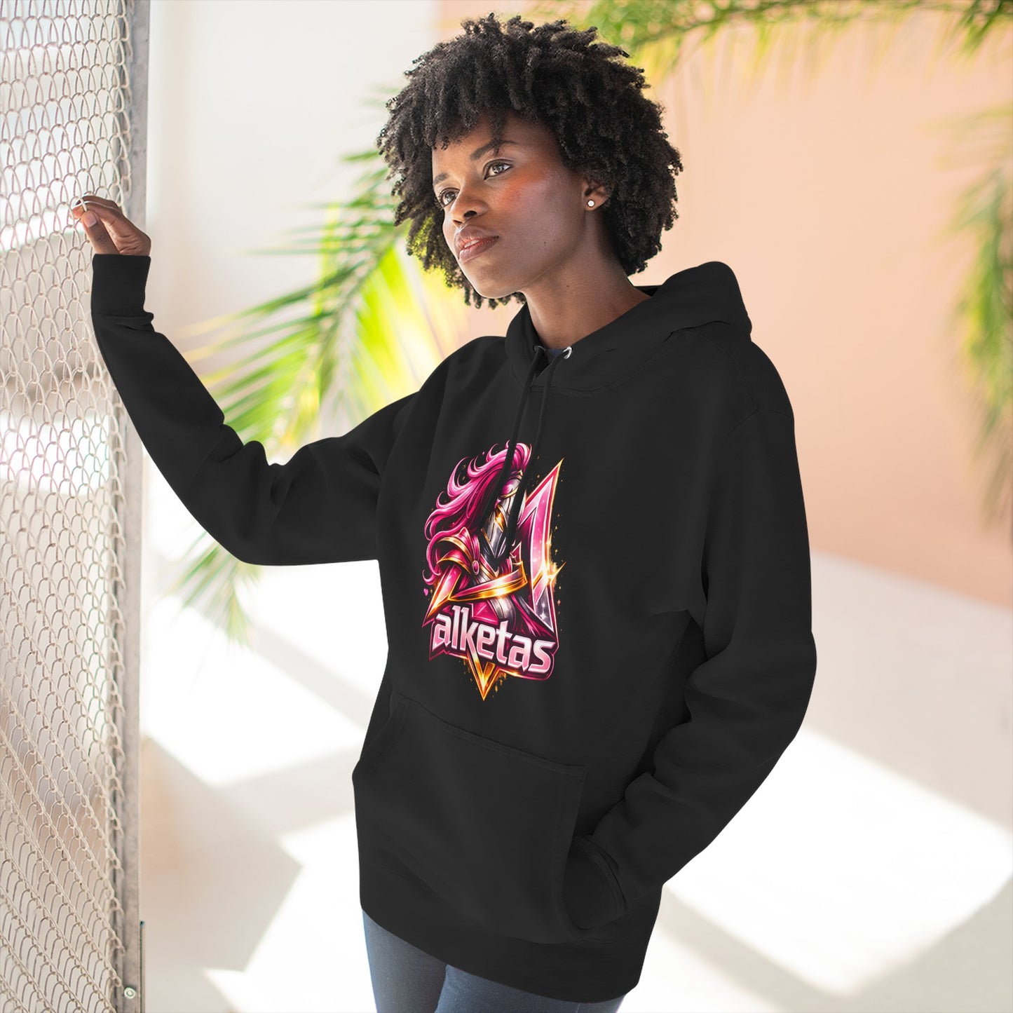 Women's Three-Panel Fleece Hoodie