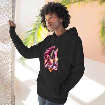 Women's Three-Panel Fleece Hoodie