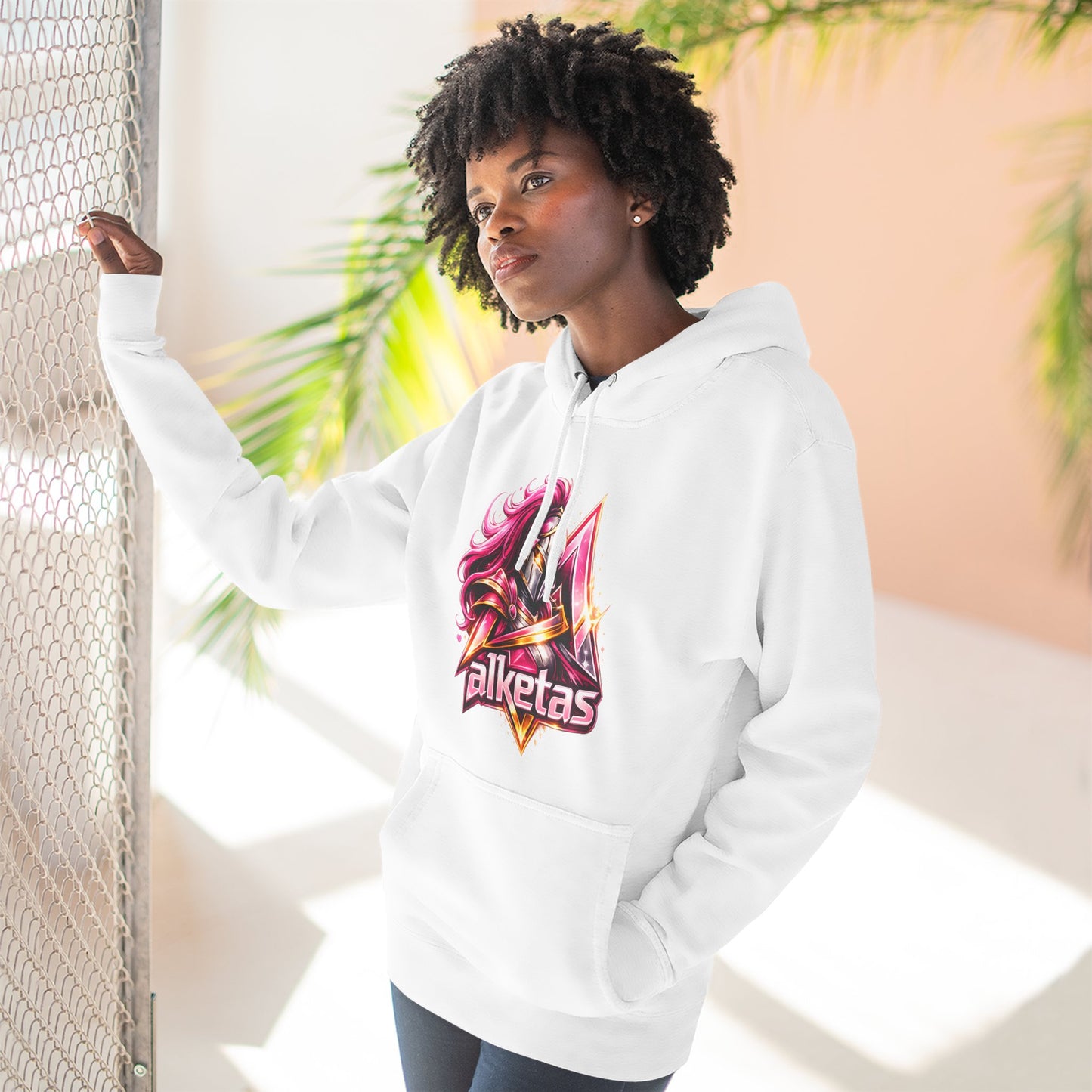 Women's Three-Panel Fleece Hoodie